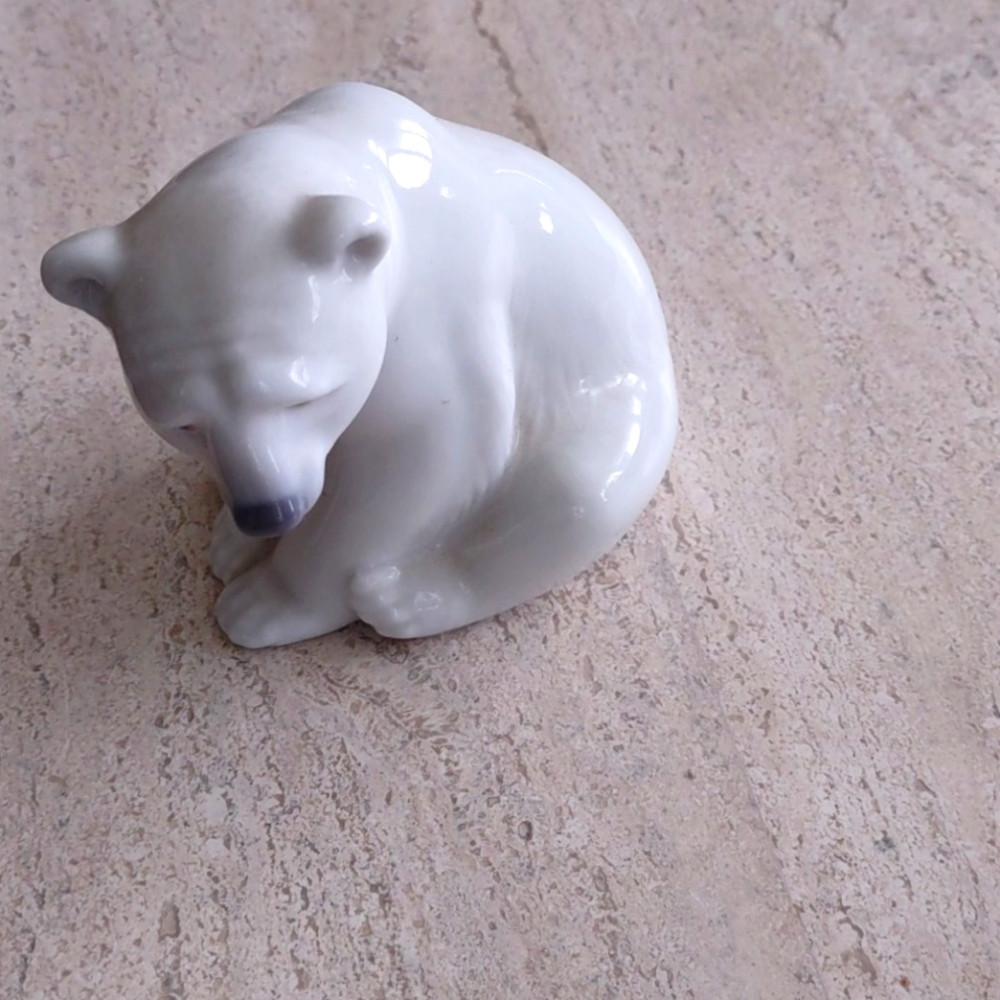 Polar bear in original box